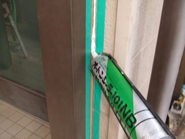 シーリング打設、オートンシーラー101NB
