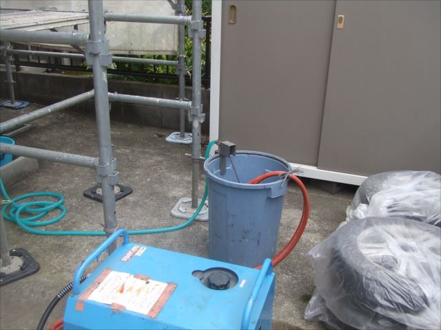 高圧洗浄機、セッティング