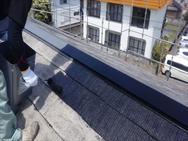 屋根着色1回目