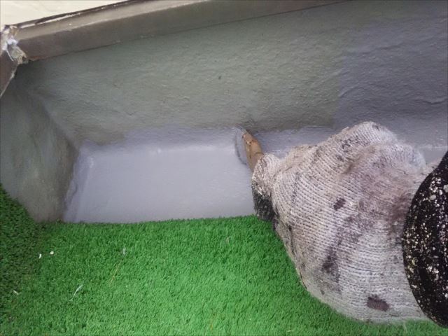 ベランダ防水塗布