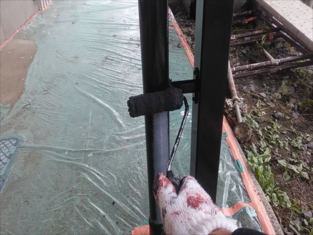 雨樋(竪樋)塗装