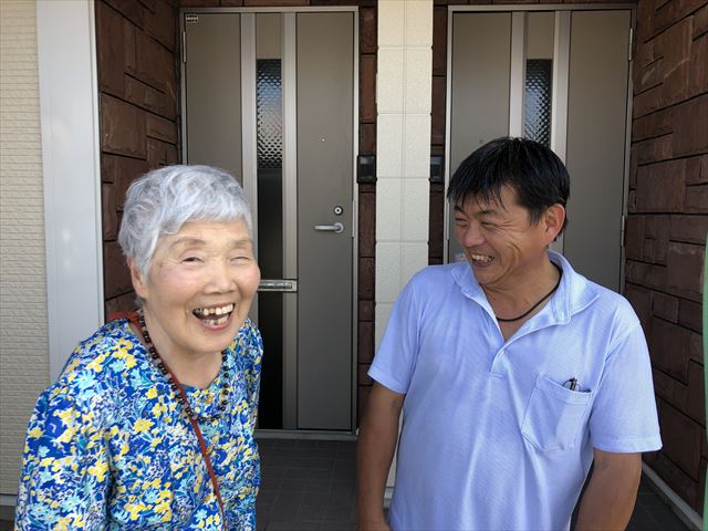 お客様との一枚