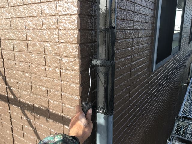 たて樋 塗装