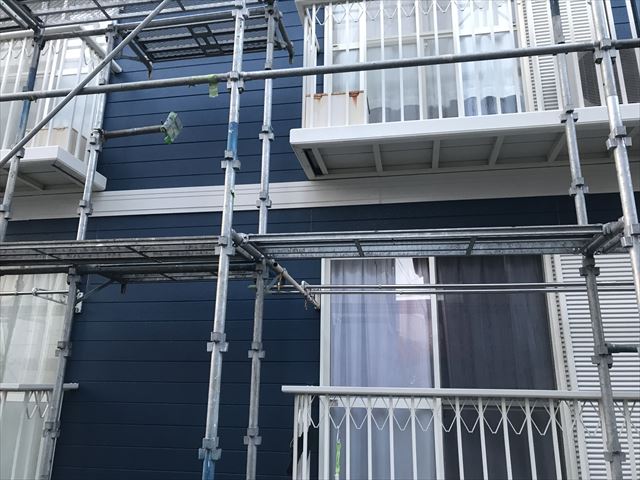 水戸市東赤塚町で、南面の塗り替え等の仕上げをやってきました。
