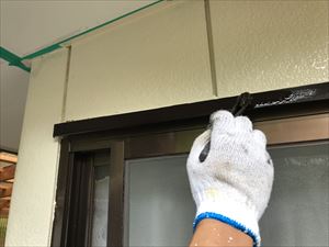窓サッシ 塗装