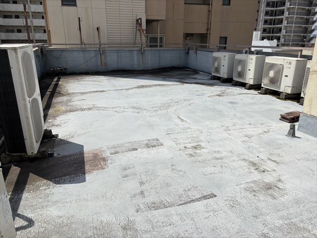 水戸市南町テナントビル屋上防水