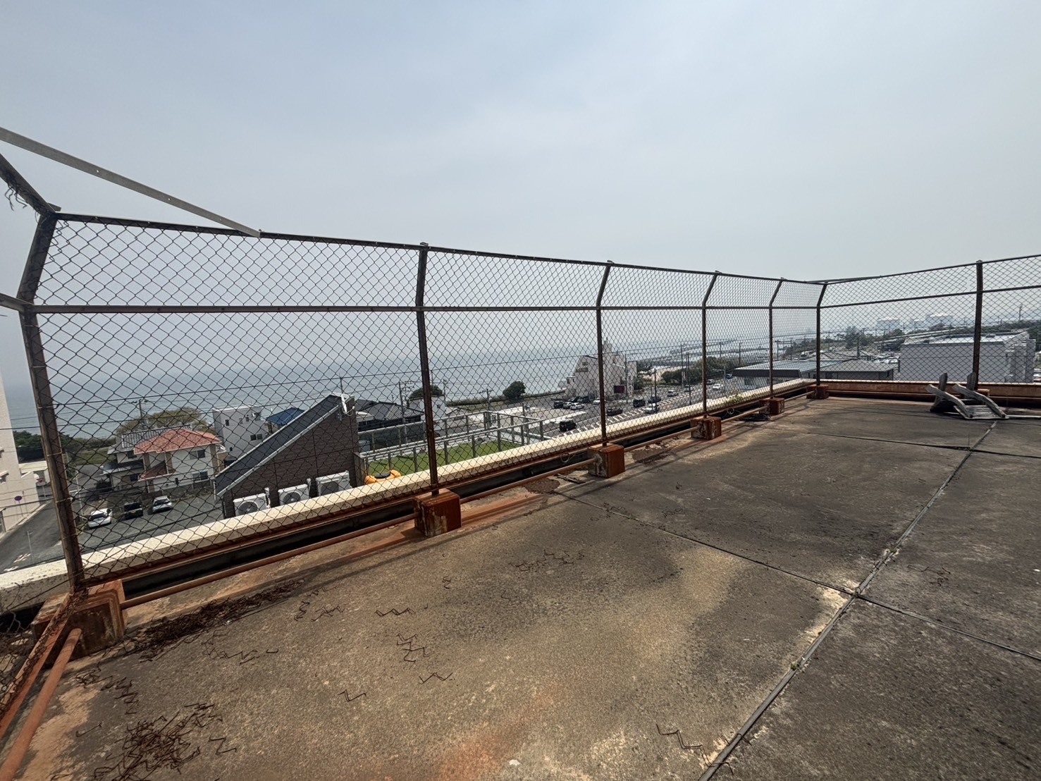 日立市 RC6階建てマンション 屋上