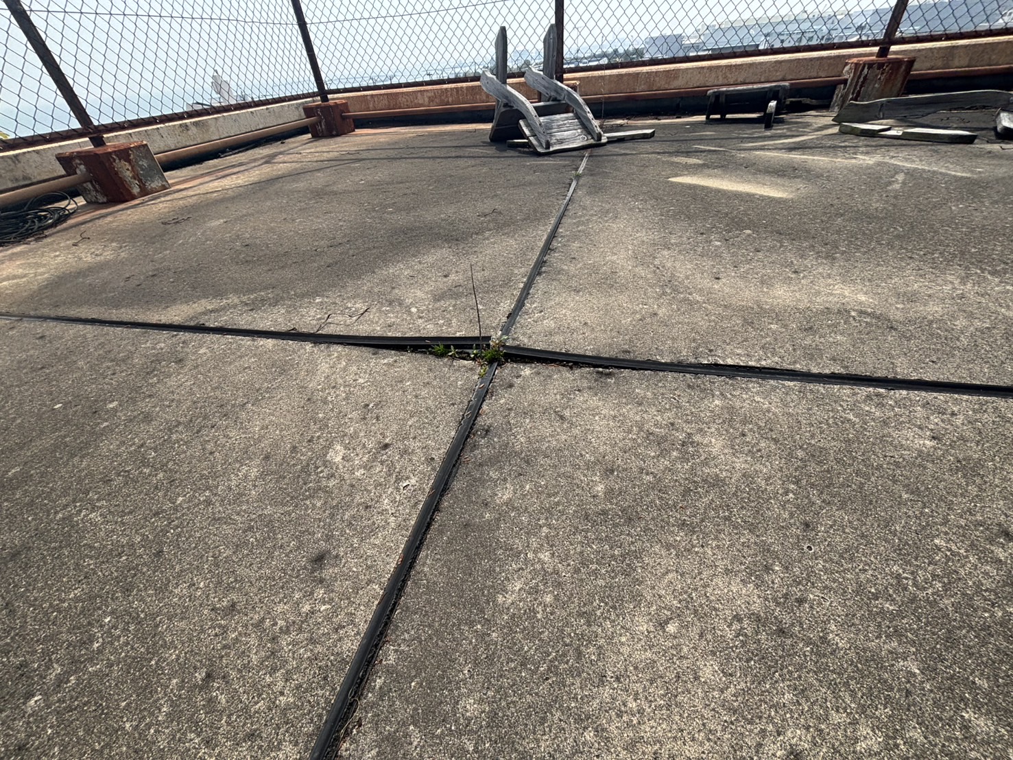 日立市 RC6階建てマンション 屋上
