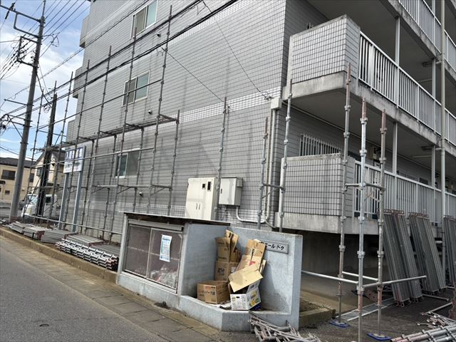 常総市大規模足場