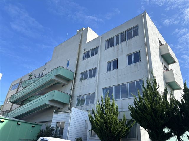 裏側外壁の汚れ筋