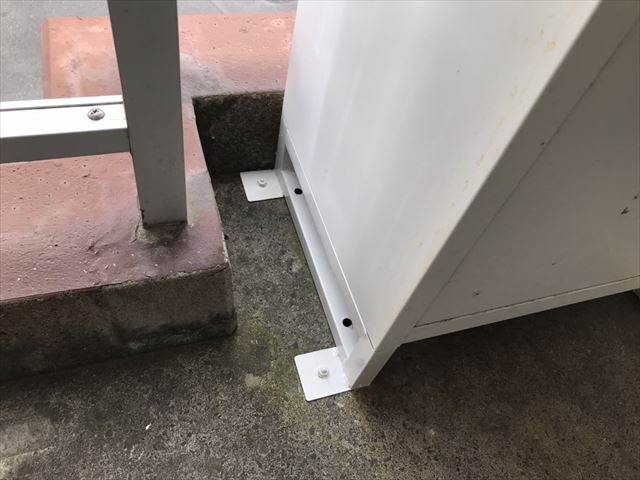 土浦宅配ボックス塗装完了