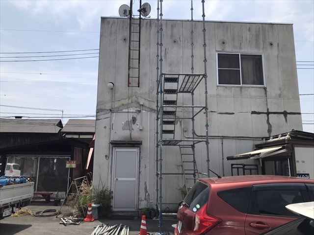 笠間市屋上防水からの追加で外壁塗装　完全防水化