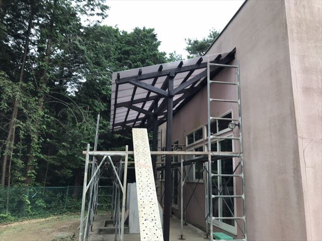 笠間テラス塗装