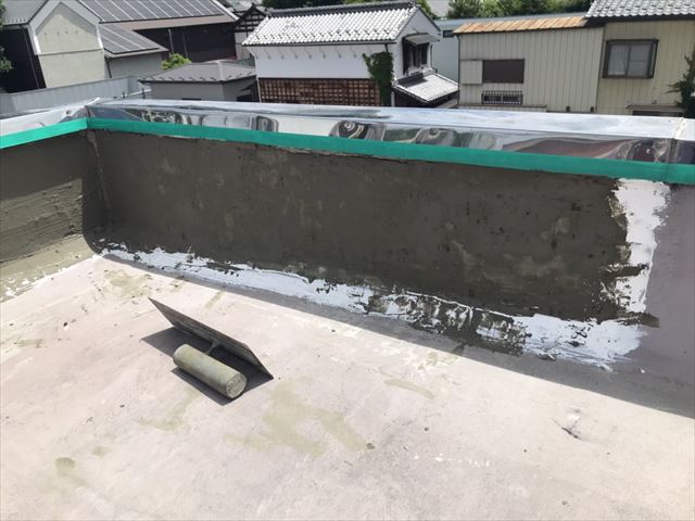 笠間屋上防水シーリング