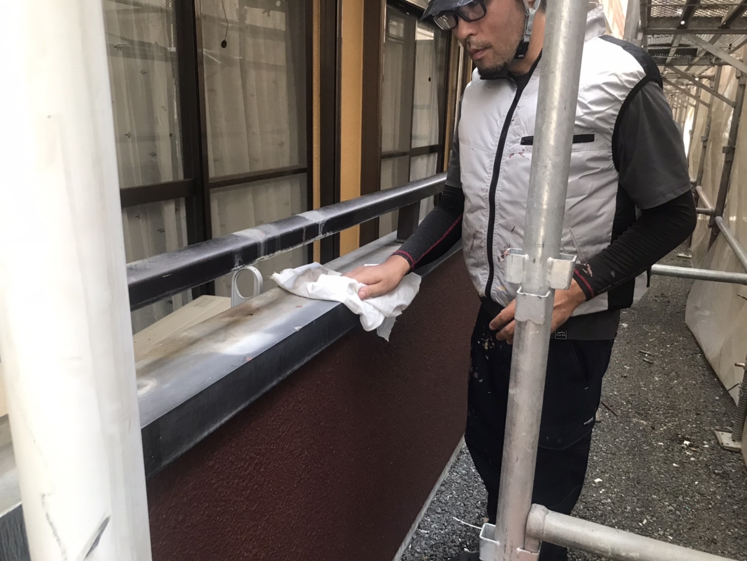 取手市大規模外壁