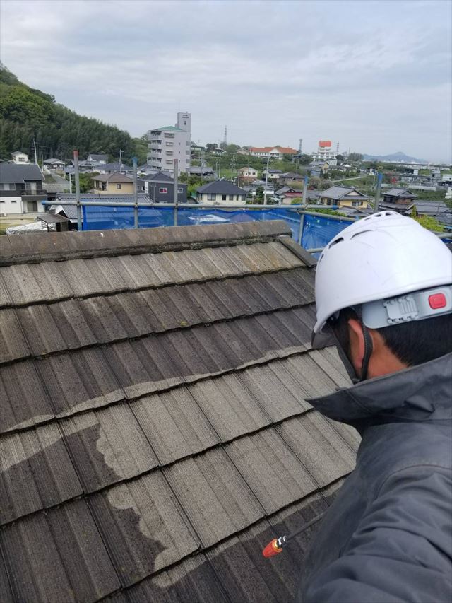 砥部町高圧洗浄