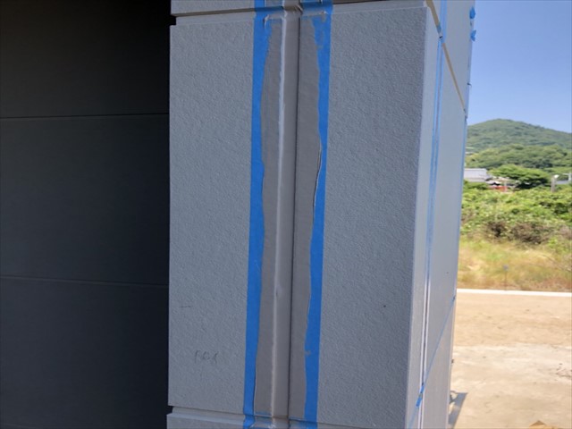 宮窪コーキング作業