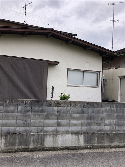 国分町 工事前 道路側
