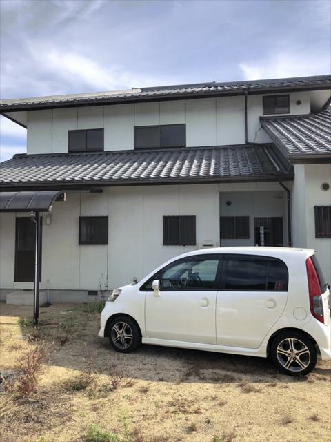 今治市で外壁塗装の見積依頼を受けましたので現場調査に行きました