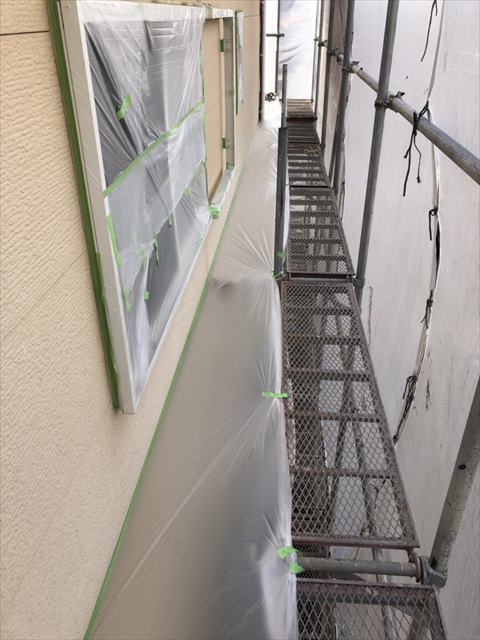 養生 落下防止