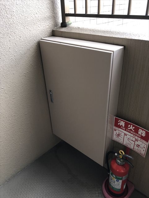 鉄部塗装工事 ホース