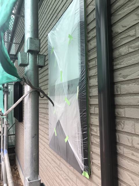上げ下げ窓 養生後