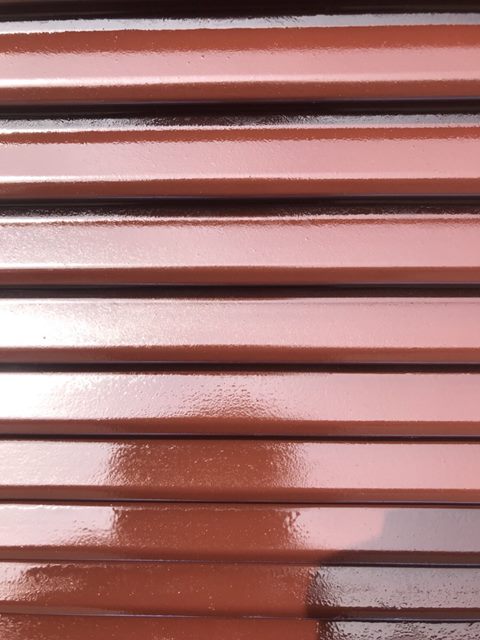 雨戸 塗装完了