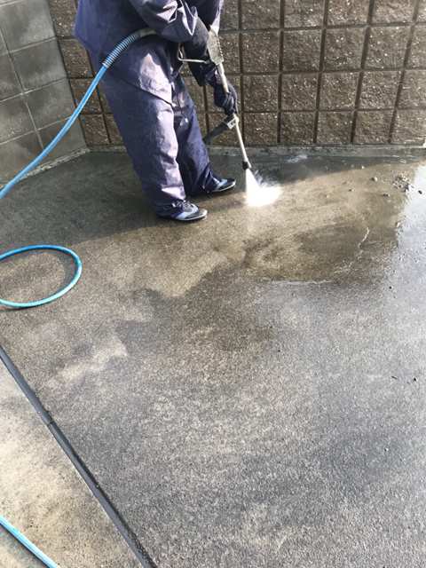高圧洗浄 土間