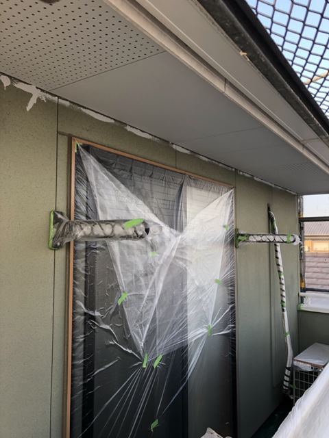 下塗り前 ベランダ