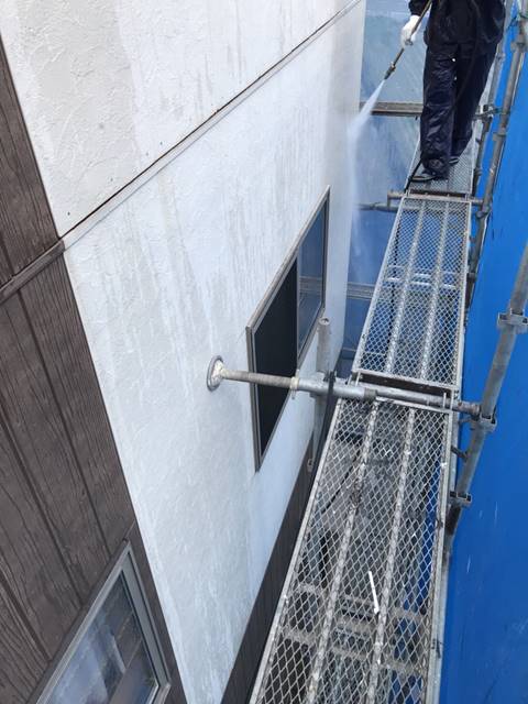 今治市 高圧洗浄 かべ