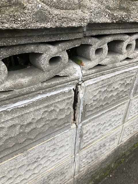境界ブロック工事