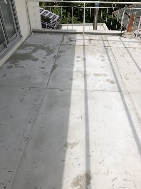 バルコニー防水工事 工事前