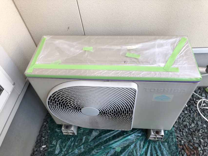 室外機 養生