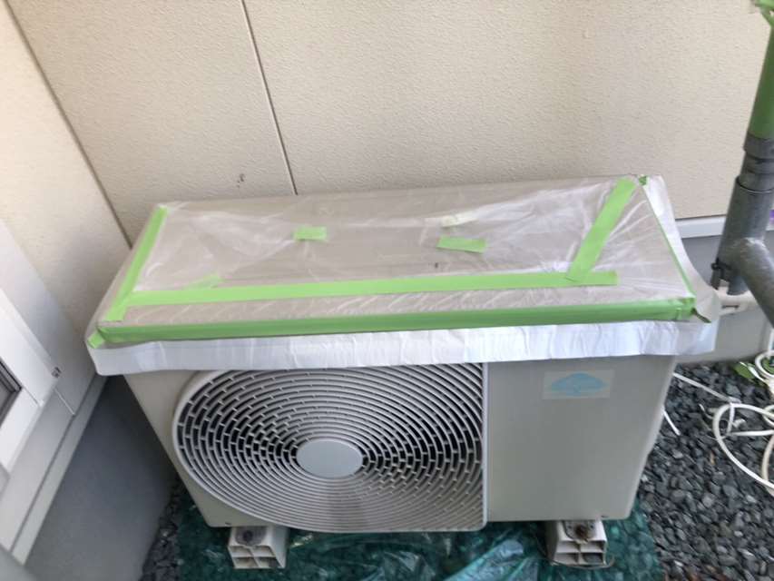 室外機 養生