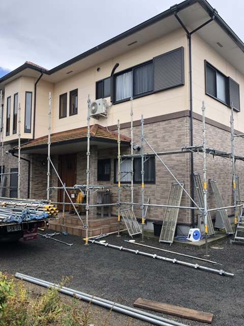 足場組立工事 外壁塗装