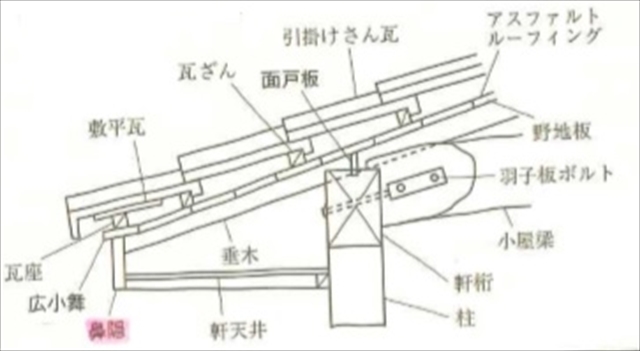 鼻隠しの絵