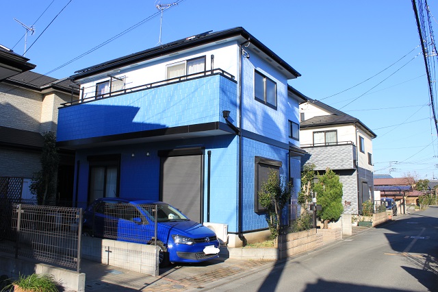 所沢市にて外壁塗り替え後のお客様へ年末のご挨拶。