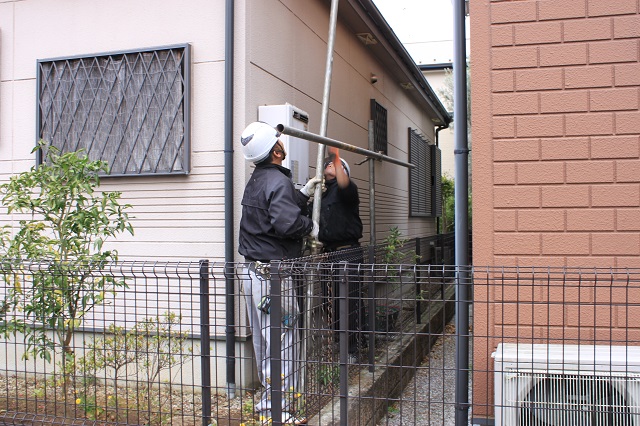 所沢市で小さな塗装工事を施工してきました、少しの塗装でもお任せ下さい