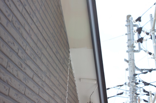 狭山市 軒天塗装