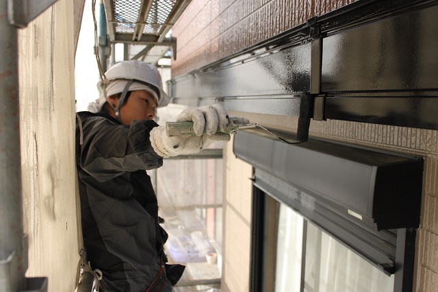 川越市南大塚 幕板塗装