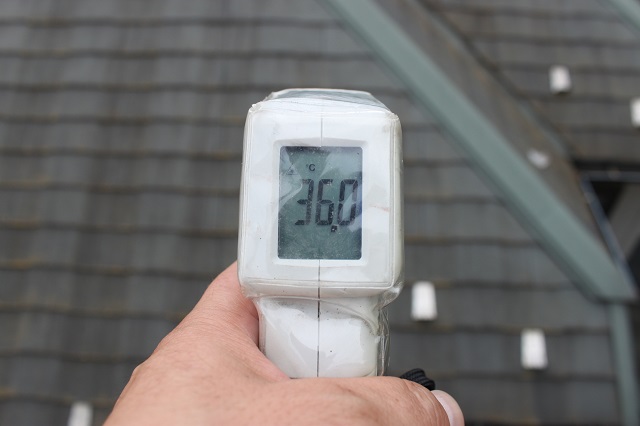 狭山市/遮熱塗料にて屋根塗装を実施