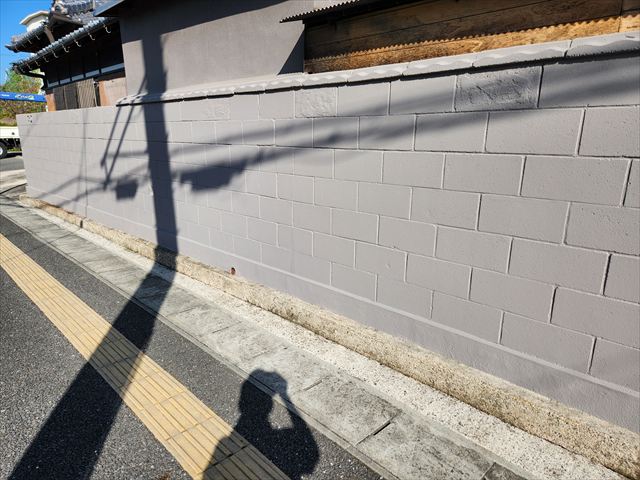 ブロック塀塗装後