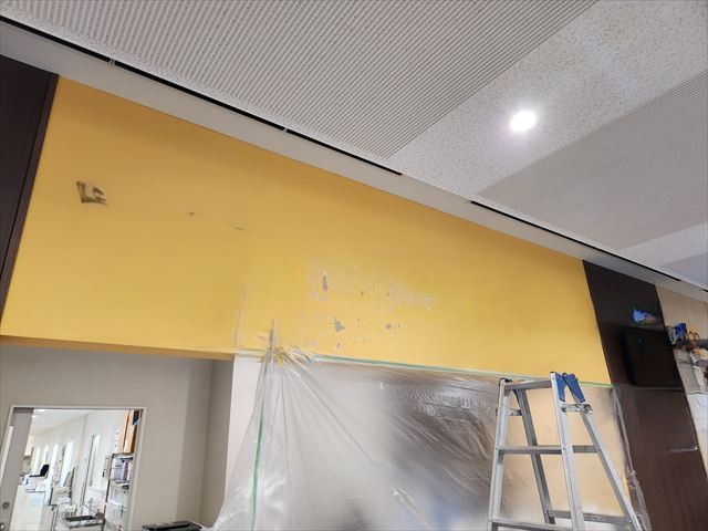 案内板の文字撤去後