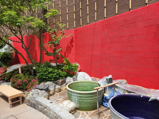 赤色塗装１回目