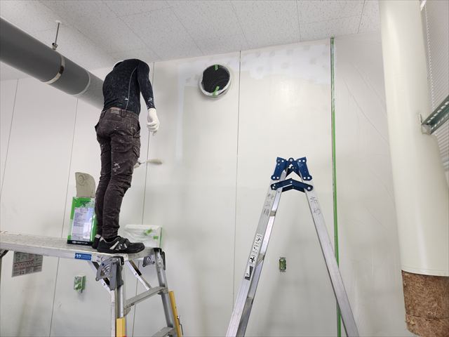 立ち馬からの作業