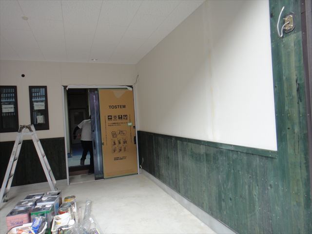 塗装前のケイカル板