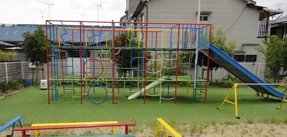 きれいになった遊具