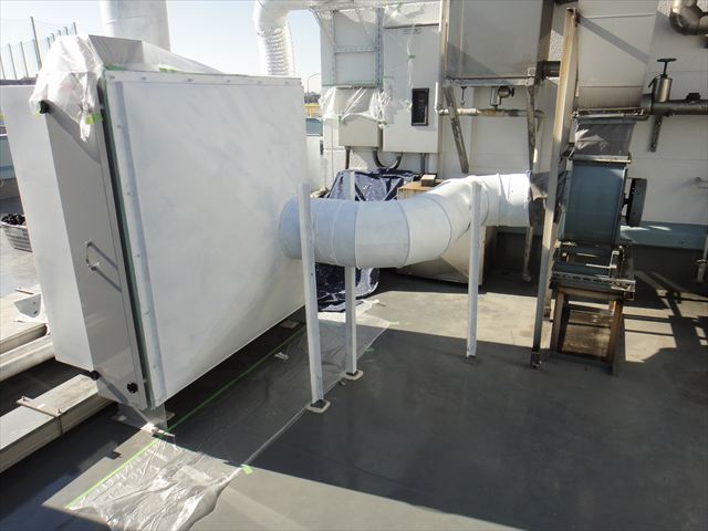 ダクト錆止め塗装