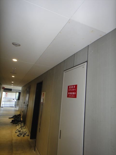 天井の復旧