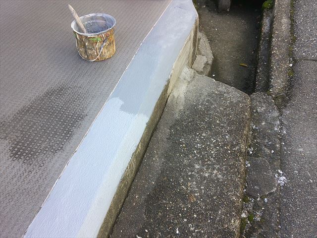 簡易防水塗装中